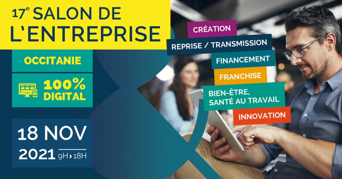 Salon de l'entreprise Occitanie le 18 novembre 2021 en ligne