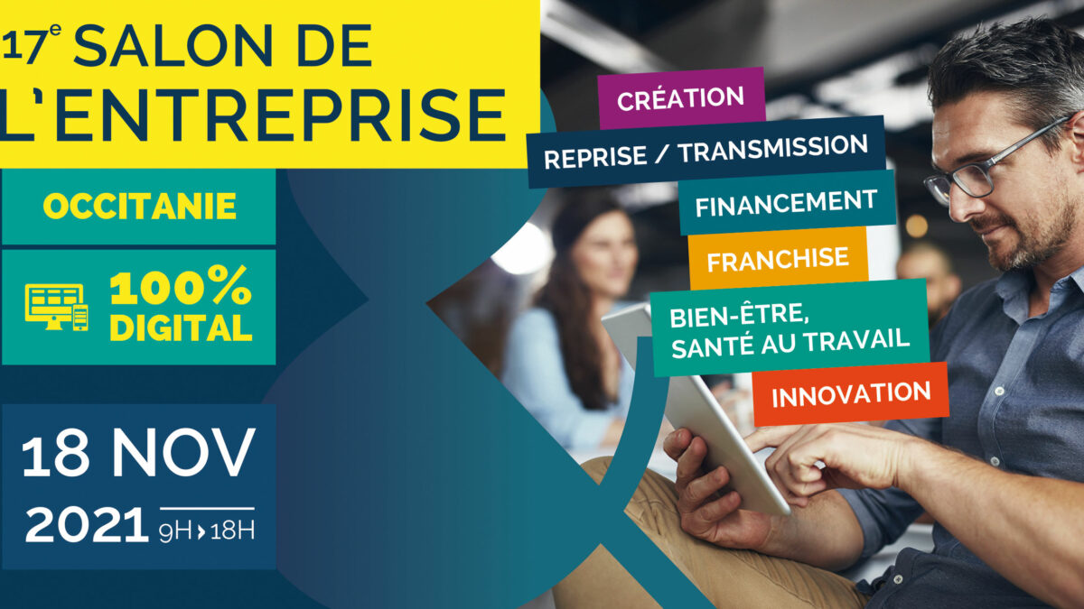 Salon de l'entreprise Occitanie le 18 novembre 2021 en ligne