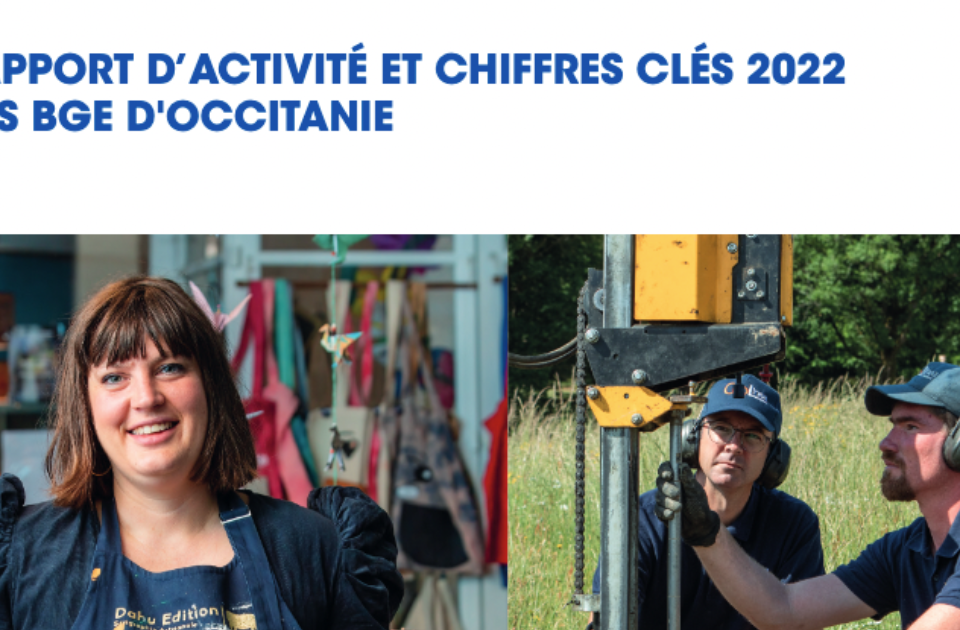 Image de l'article sur le Rapport Activité BGE Occitanie 2022