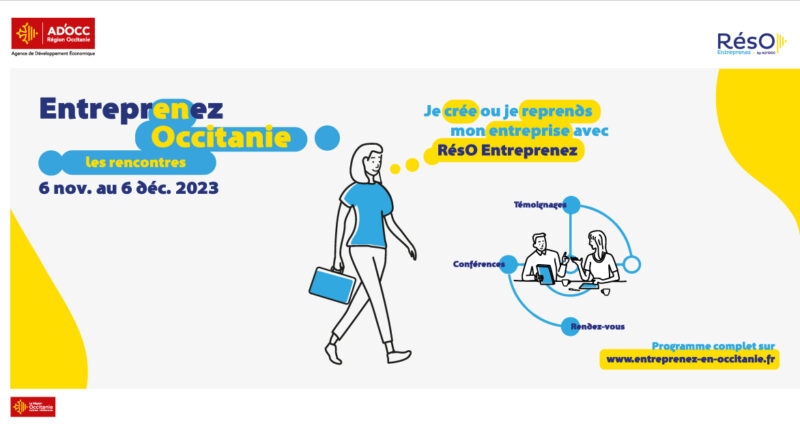 Entreprendre en Occitanie 2023 - avec BGE Occitanie